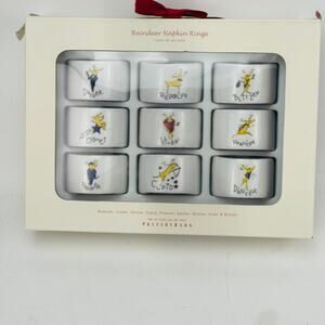 Pottery Barn Santa's Reindeer Napkin Holders